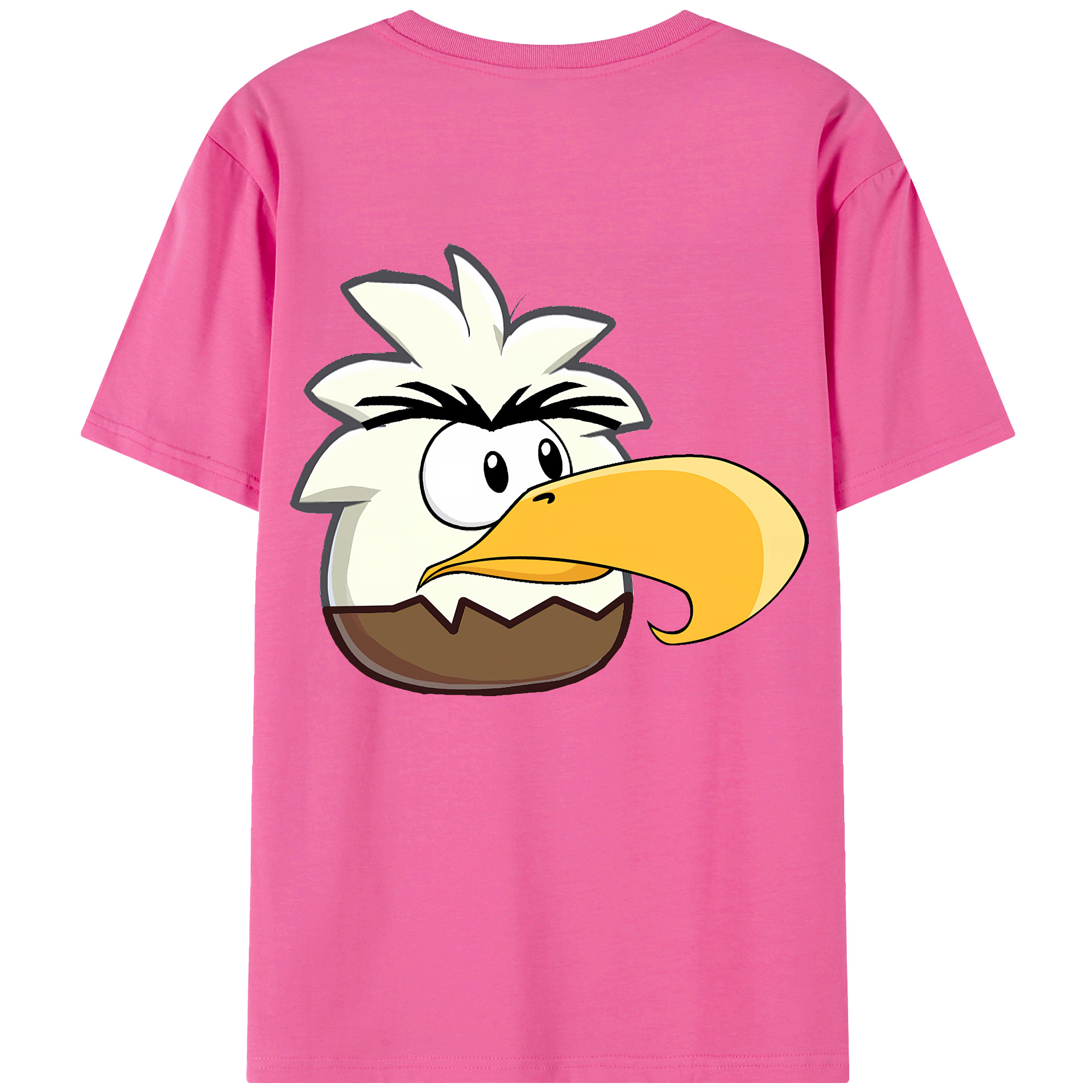 （画像用） Angry Birds アングリーバード レディース半袖Tシャツ(バックプリント)